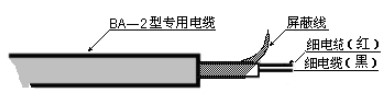 防爆型超聲波液位計電纜線說明圖